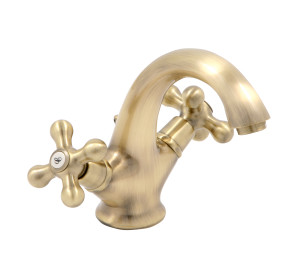 Monobloc de lavabo bronce